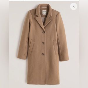Wool-Blend Dad Coat “bestseller” from Abercrombie & Fitch